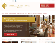 Tablet Screenshot of imperialparkhotel.com